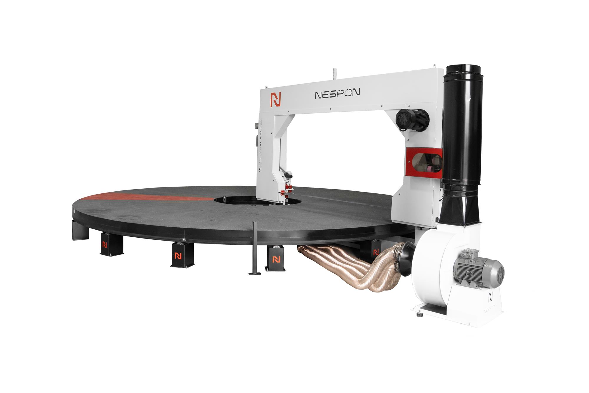 Circular Horizontal Foam Cutting Machine