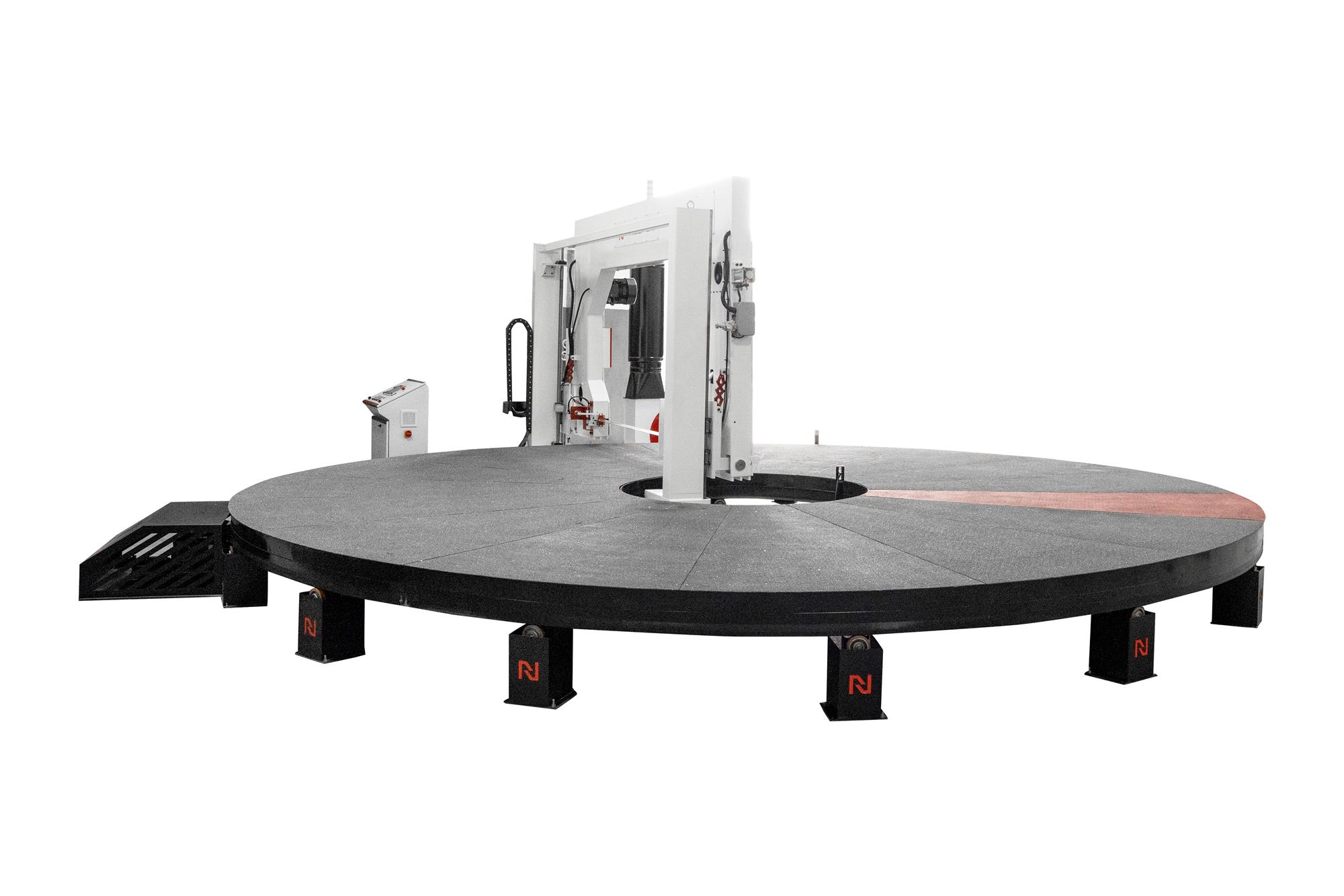 Circular Horizontal Foam Cutting Machine
